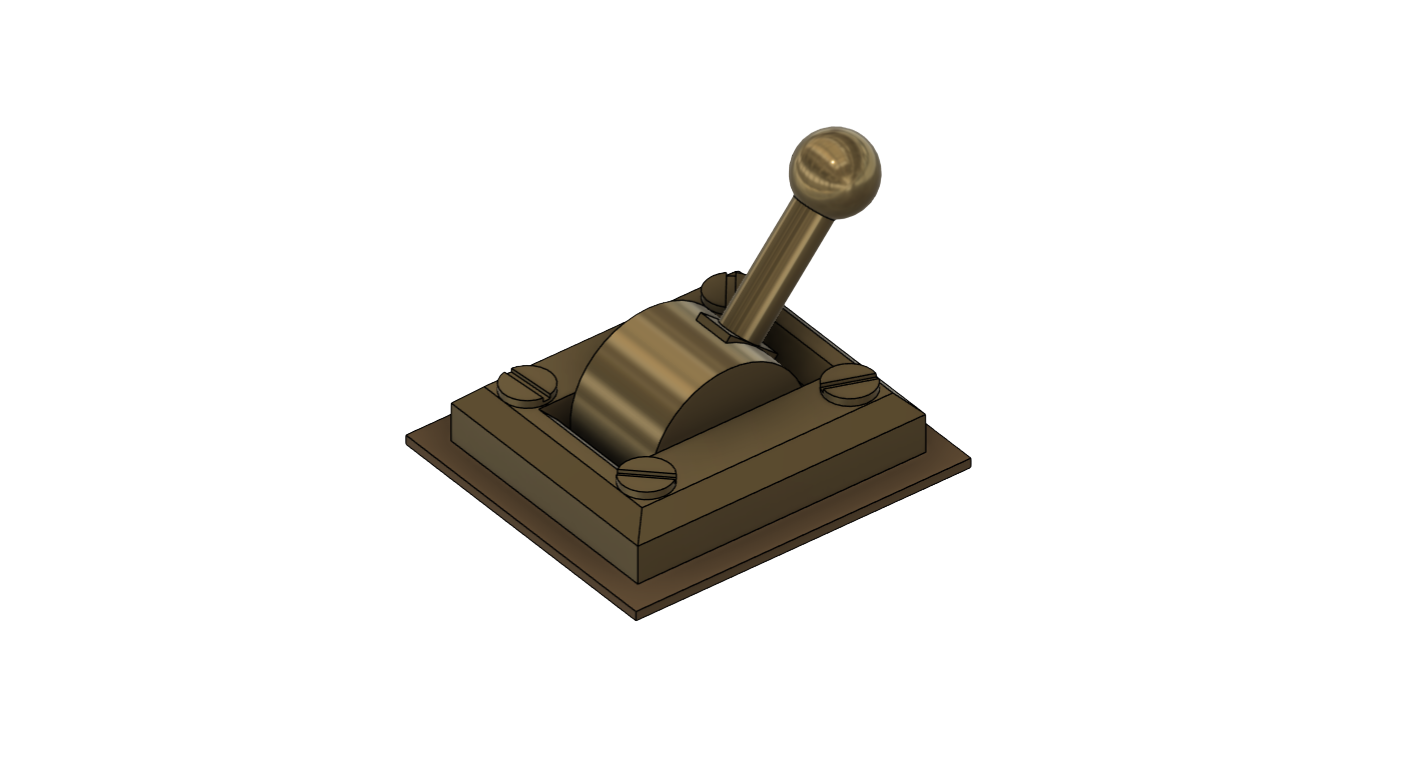 Fusion: SteamPunk Switch 3D model